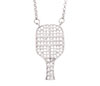 Hit Happy Pickleball Paddle Pendant Necklace