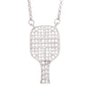 Hit Happy Pickleball Paddle Pendant Necklace