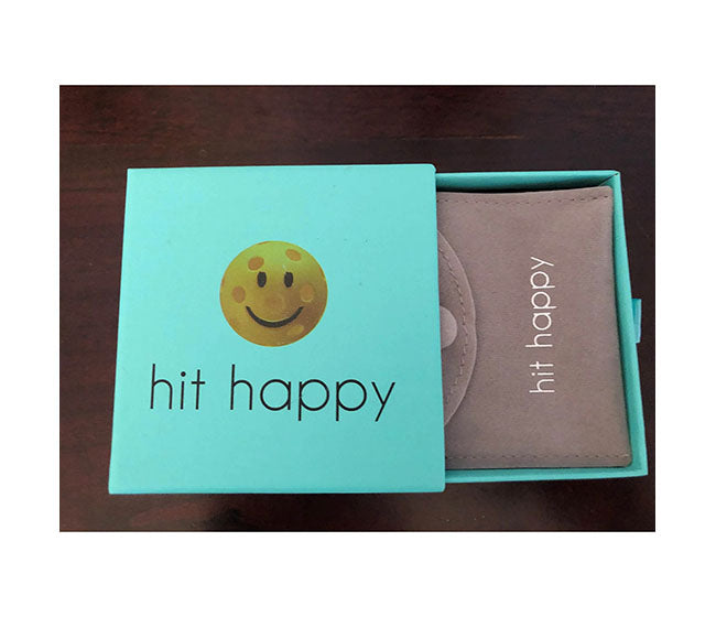 Hit Happy Pickleball Court Necklace