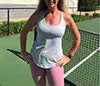 Hit Happy Pickleball Court Necklace