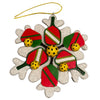 Born To Rally Pickleball Snowflake Christmas Ornament