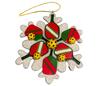 Born To Rally Pickleball Snowflake Christmas Ornament