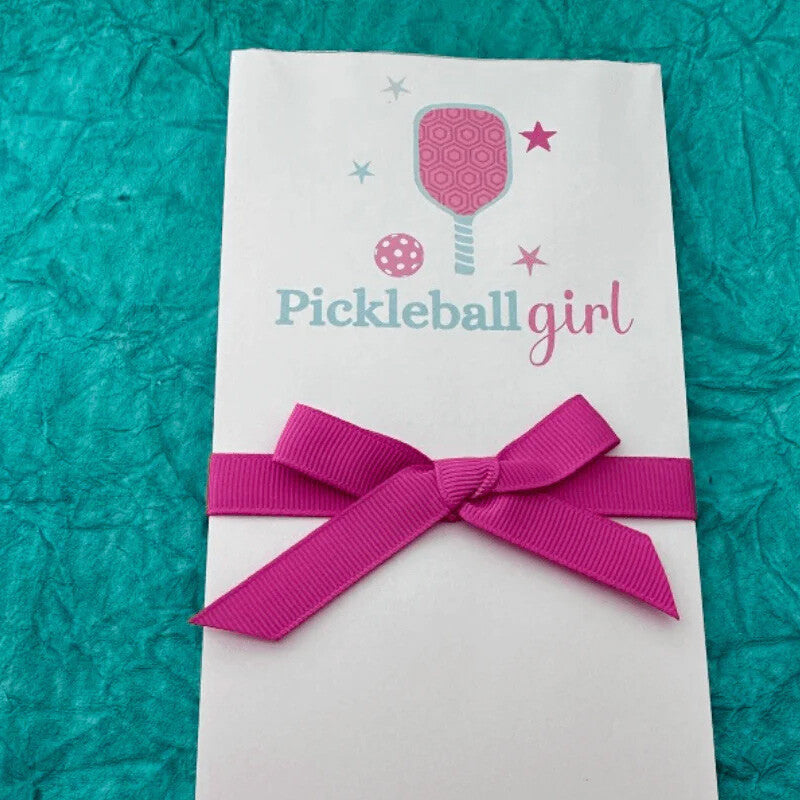 Born To Rally Pickleball Notepad - Pickleball Girl Born To Rally QG01S-WHT-OS