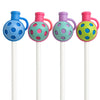 Born To Rally Pickleball Straw Covers (4X)