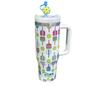 Born To Rally Pickleball 30 Oz Tumbler - Multi Paddle