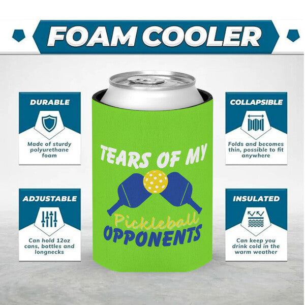 Born To Rally Pickleball Coozies (6X)