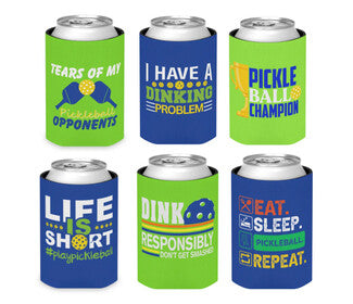 Born To Rally Pickleball Coozies (6X)