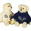 Tennis Teddy Bear (White)