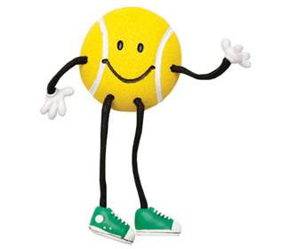 Tennis Ball Critter Magnet