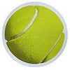 Tennis Ball Car Magnet