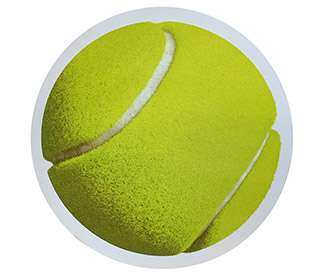 Tennis Ball Car Magnet