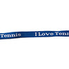 I Love Tennis Lanyard (Royal)