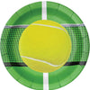 Tennis 9" Paper Plates (8X)