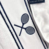 Courtgirl Matchtime Towel (White/Navy)