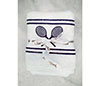 Courtgirl Matchtime Towel (White/Navy)