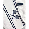 Courtgirl Matchtime Towel (White/Navy)