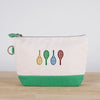Four Racquets Canvas Accessories Bag (Green)