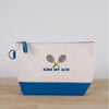 Kiss My Ace Canvas Accessories Bag (Royal)