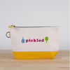 Pickled Canvas Accessories Bag (Yellow)