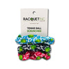 Tennis Ball Scrunchies (3X) (Solid Green, Purple, Pink) RACQUET INC