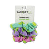Tennis Ball Scrunchies (3X) (Solid Green, Purple, Pink) RACQUET INC