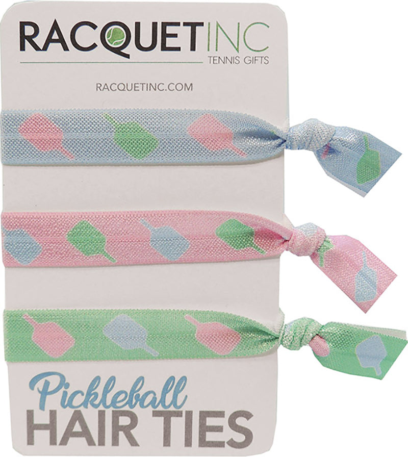 Pickleball Paddle Hair Ties (3X)