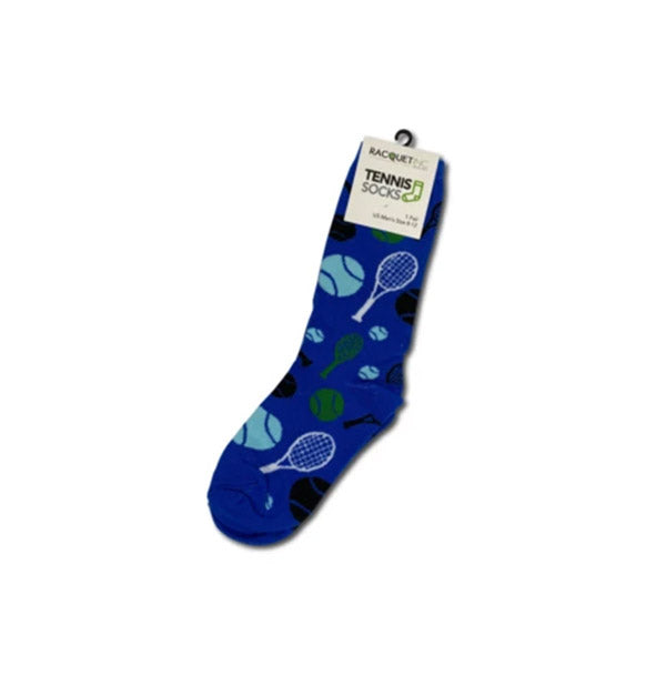 Men'S Tennis Dress Socks (1X)(Black) RACQUET INC