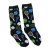 Men'S Tennis Dress Socks (1X)(Black)