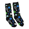 Men'S Tennis Dress Socks (1X)(Black) RACQUET INC