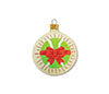 Tennis Ball Bow Holiday Ornament