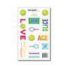 Tennis Sticker Sheet