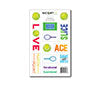 Tennis Sticker Sheet