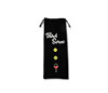 Tennis Reusable Wine Bottle Gift Bag (Black)