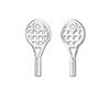 Tennis Racquet Earrings