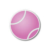 Tennis Ball Magnet (Pink)