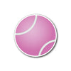 Tennis Ball Magnet (Pink)