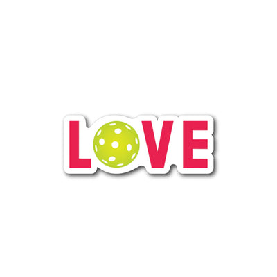 Pickleball Love Magnet (Pink) RACQUET INC
