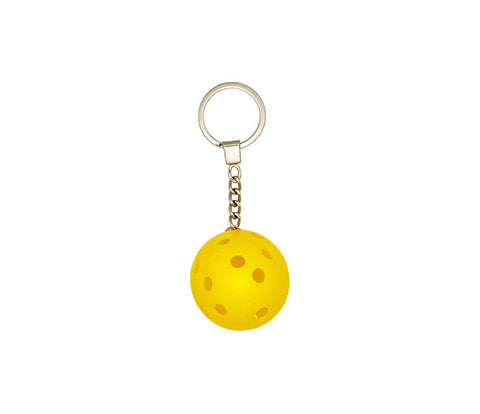 3D Pickleball Keychain (Yellow)