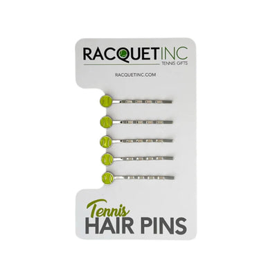 Tennis Ball Hair Pins (5X) RACQUET INC QG924G-YEL-OS