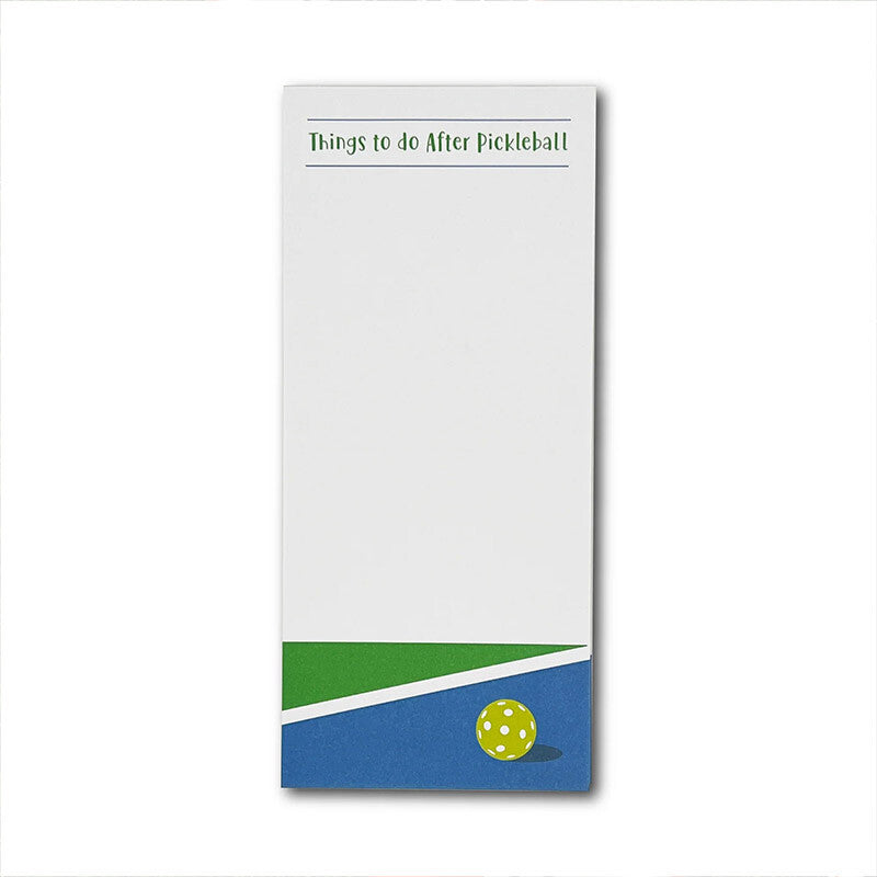 Pickleball Notepad - Things To Do After Pickleball RACQUET INC QG924J-WHT-OS