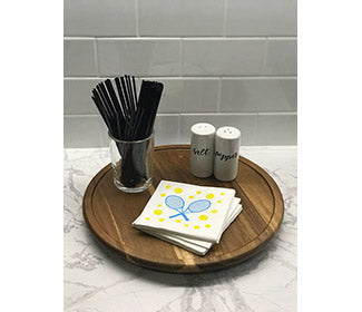 Crossed Racquet Cocktail Napkins (20X)