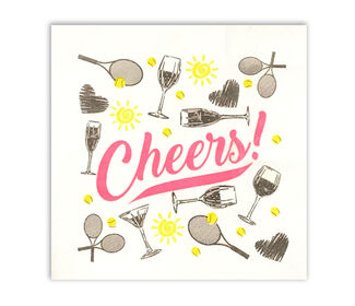 Tennis Cheers! Cocktail Napkins (20X)