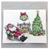 Note Cards-Tired Tennis Santa (8X)