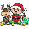 Pickleball Elf Holiday Note Cards (8X)