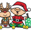 Pickleball Elf Holiday Note Cards (8X)