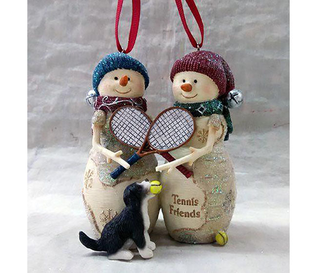 Tennis Friends Ornament