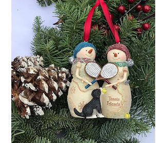 Tennis Friends Ornament