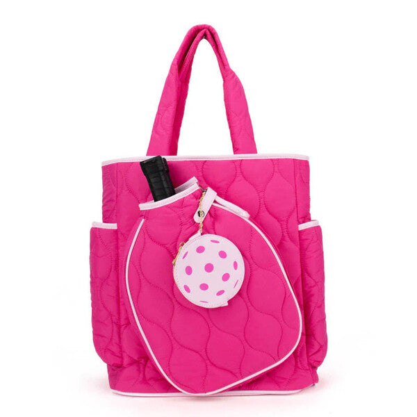 Queen Of The Court Pickleball Coin Purse (Pink)