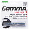 Gamma Lead Tape 0.25" X 72" (1X)