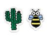 Gamma Nature Dampeners (2X) (Cactus/Bee)